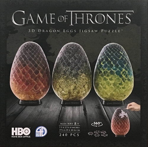 3D GAME OF THRONES DRAGON EGGS JIGSAW PUZZLE