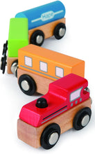 Load image into Gallery viewer, Hape Qubes Wooden Magnetic Classic Train Set