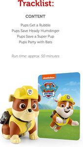 Tonies Paw Patrol Rubble Audio Play Character