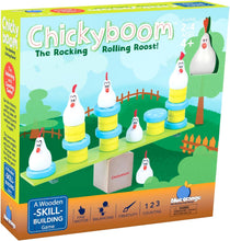 Load image into Gallery viewer, Blue Orange Chicky Boom: The Rocking, Rolling Roost Game
