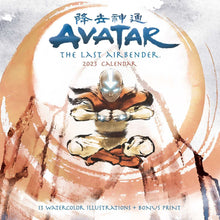 Load image into Gallery viewer, Avatar: The Last Airbender 2023 Collector&#39;s Edition Wall Calendar: 13 Watercolor Illustrations + Bonus Print