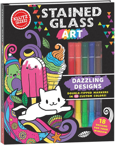 Klutz Activity Stained Glass Art: Dazzling Designs