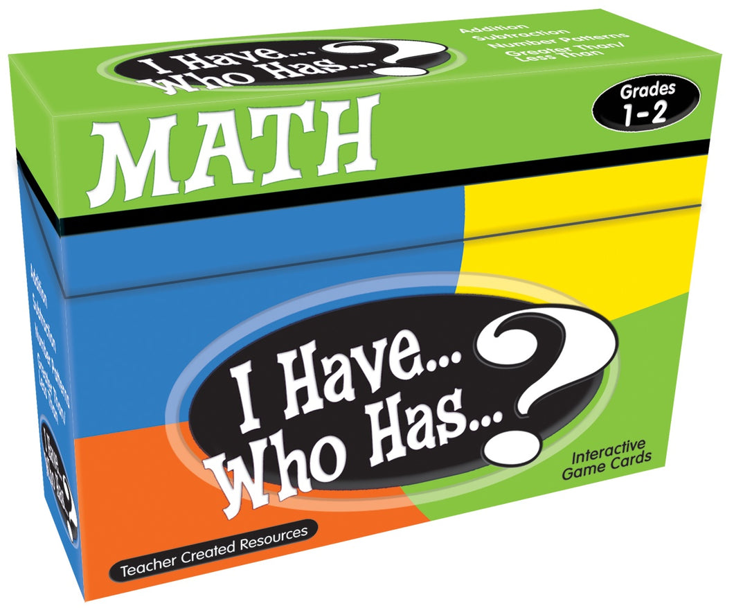 I Have, Who Has Math Game Grade 1-2