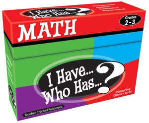 I Have, Who Has Math Game Grade 2-3