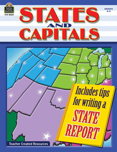 States and Capitals Grades 4-5