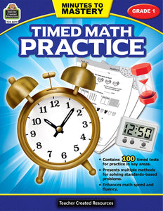 Minutes to Mastery- Timed Math Practice Grade 1