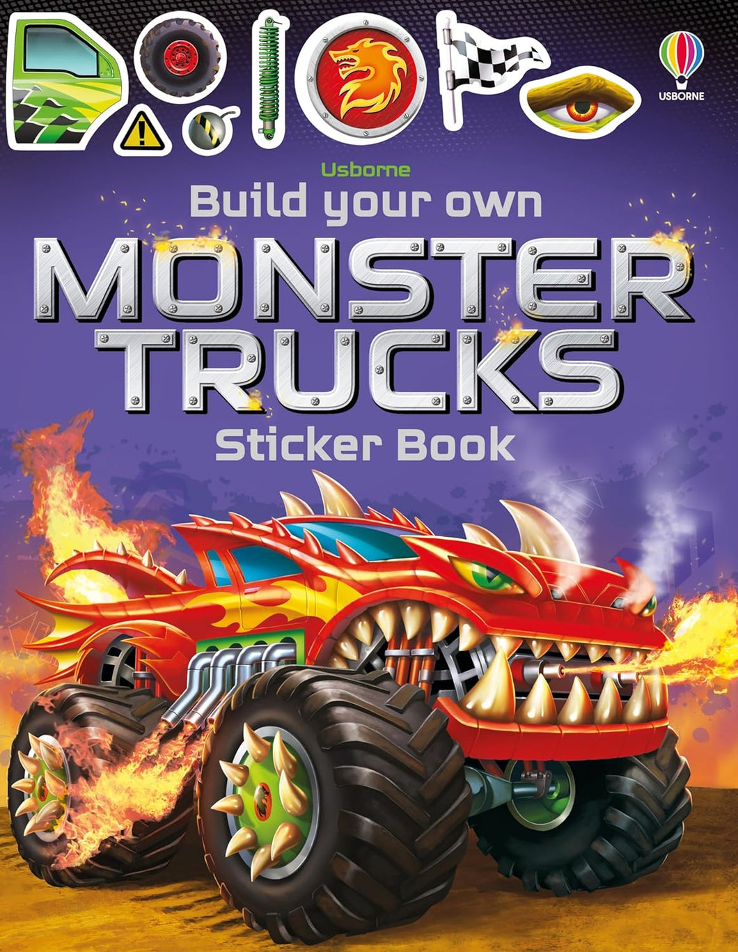 Usbourne Build Your Own Monster Trucks Sticker Book