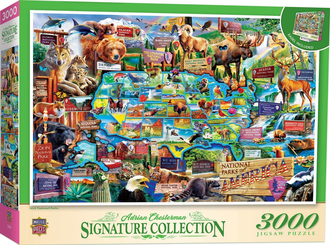 MasterPieces USA National Parks 3000pc Jigsaw Puzzle