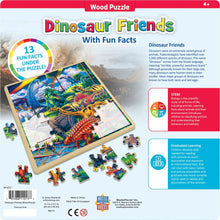 Load image into Gallery viewer, Dinosaur Friends Wooden 48pc Jigsaw Puzzle