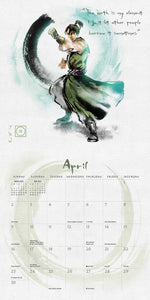 Avatar: The Last Airbender 2023 Collector's Edition Wall Calendar: 13 Watercolor Illustrations + Bonus Print