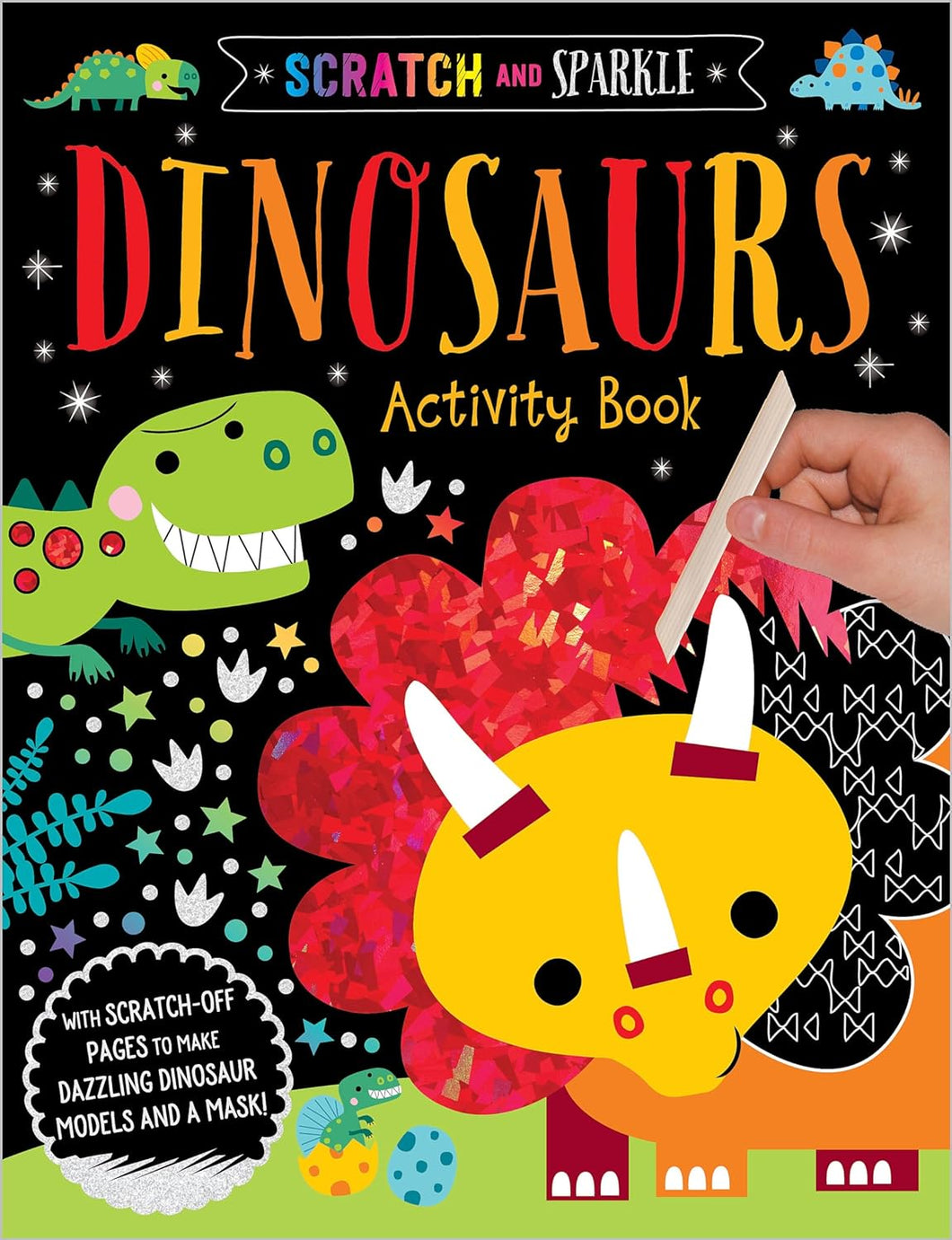 Scratch and Sparkle Dinosaurs Activity Book