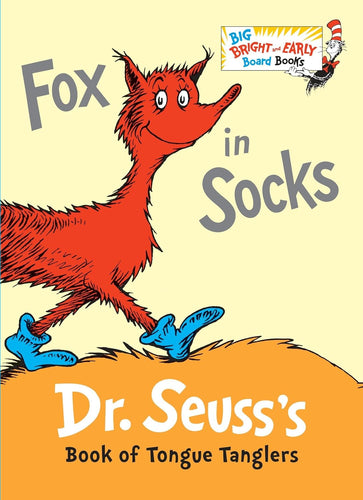 The Fox in Socks Dr Seuss  Board Book