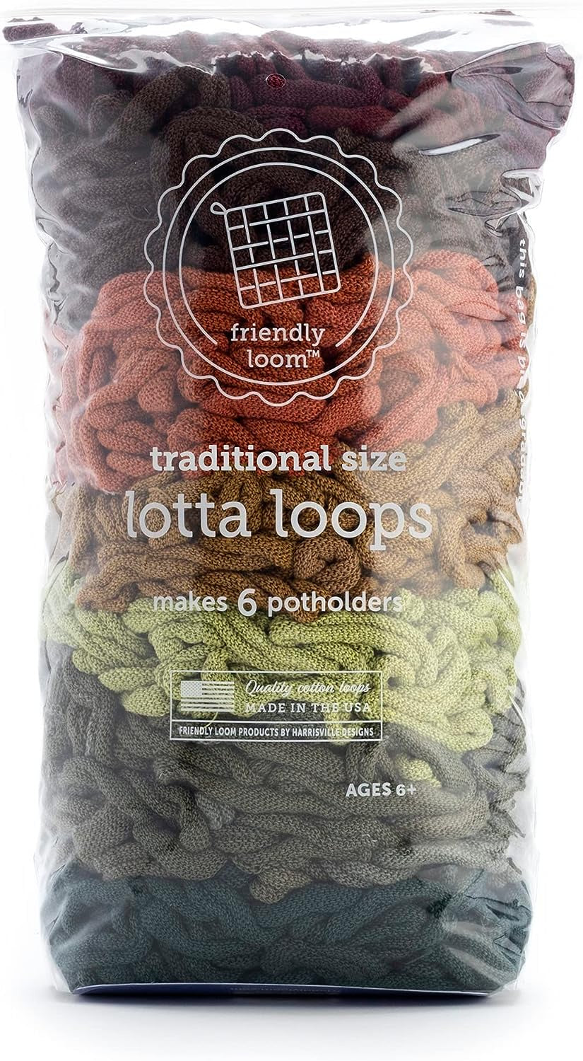 Harrisville Traditional Loops- Earthtones Lotta Loops