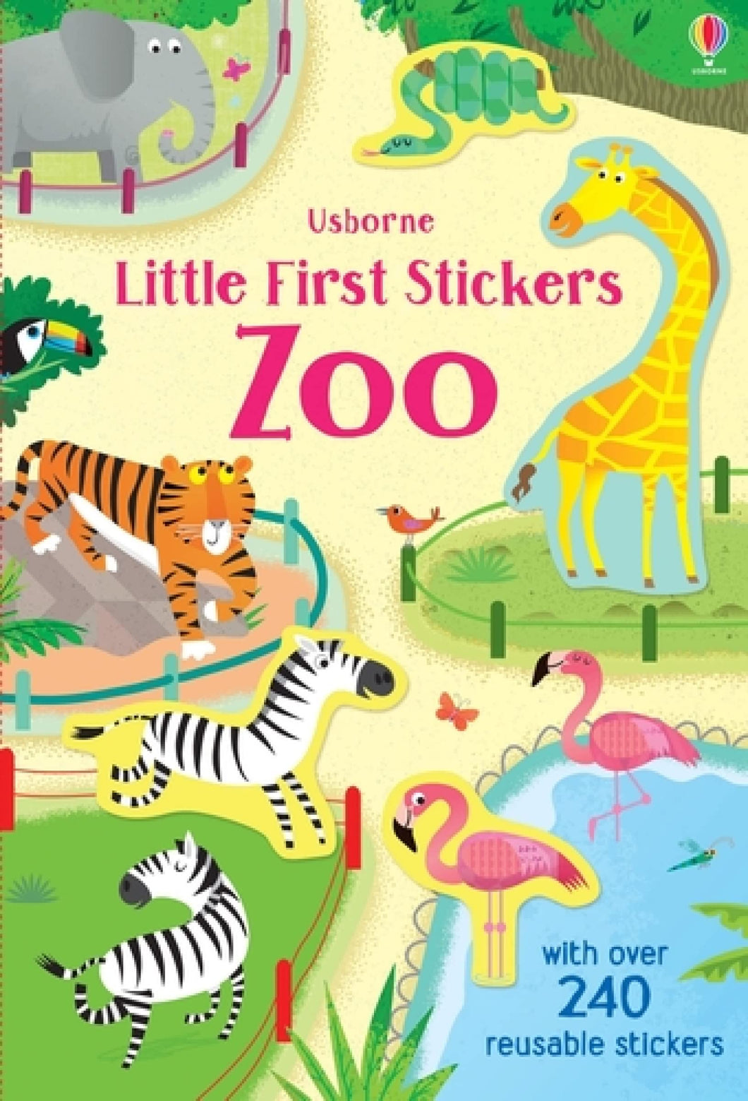 Usborne Little First Stickers Zoo Book