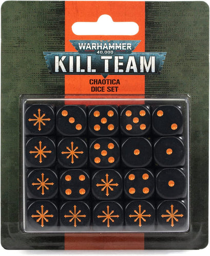 Warhammer 40k: KILL TEAM: CHAOTICA DICE SET, #102-81