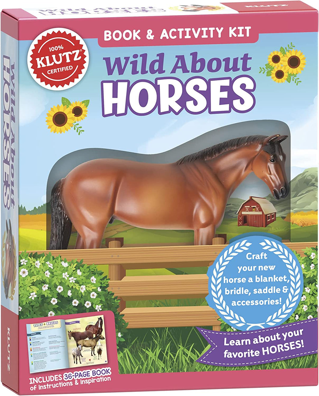 Klutz Wild About Horses Craft & Activity Kit