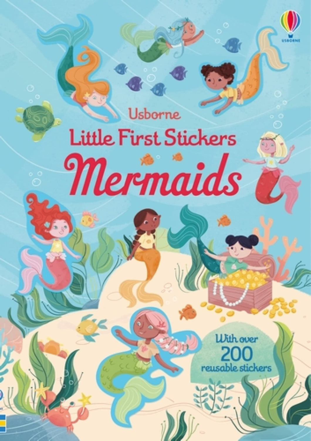Usborne Little First Stickers Mermaids Book