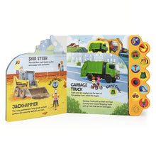 Load image into Gallery viewer, Dig It! Dump It! Build It! 10-Button Sound Book