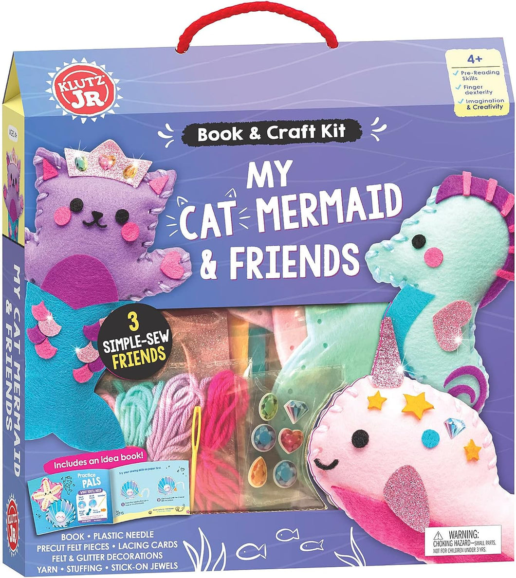 Klutz My Cat & Mermaid Friends Book & Craft Kit