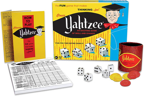 Classic Yahtzee Game of Skill and Chance