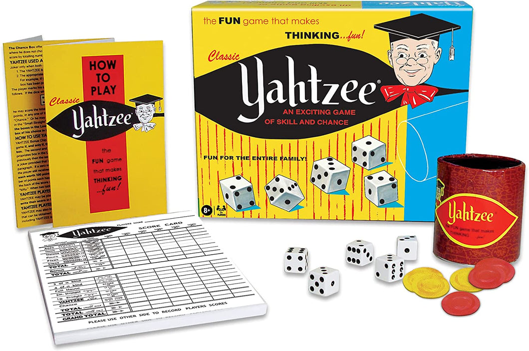 Classic Yahtzee Game of Skill and Chance