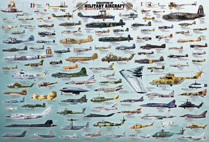 EuroGraphics Evolution of Military Aircraft 2000-Piece Puzzle