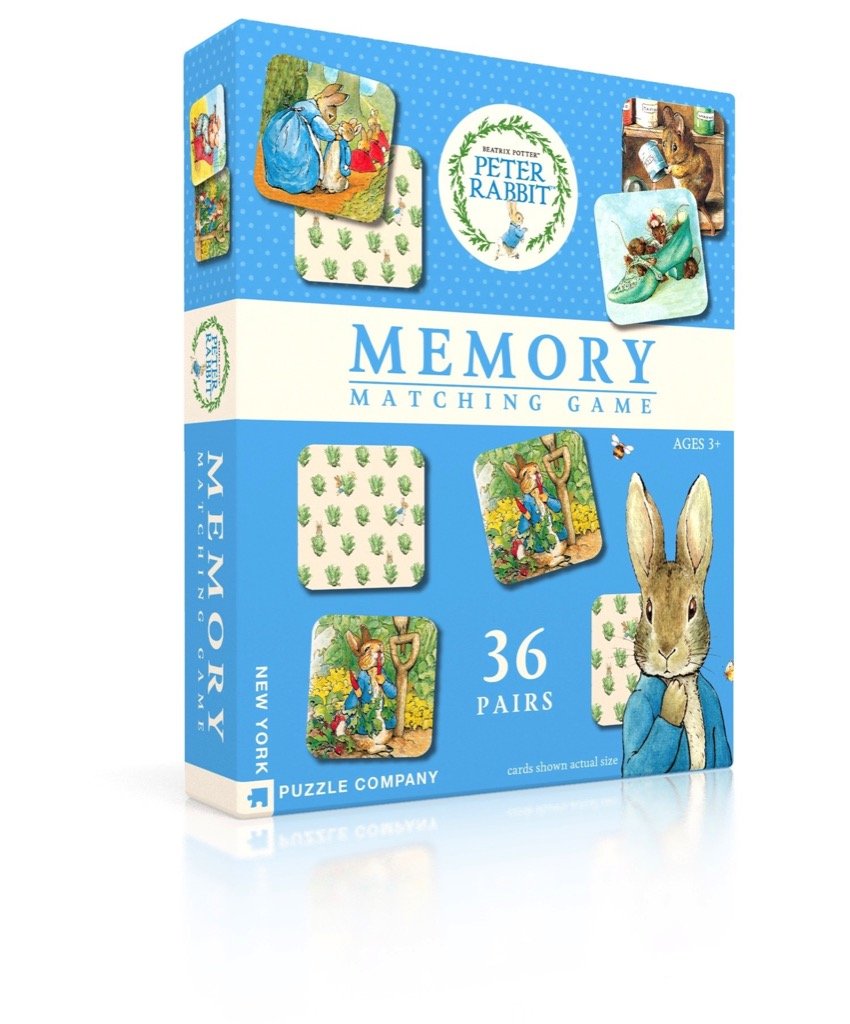 New York Puzzle Company - Peter Rabbit Memory Game