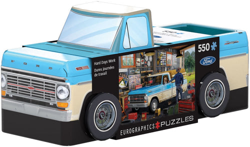 Eurographics Ford Pick Up Truck Shaped 500pc Puzzle Tin