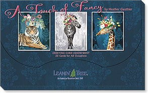 Leanin Tree A Touch of Fancy Greeting Card Assortment #90810