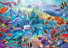 Load image into Gallery viewer, MasterPieces 500 Piece Glow in The Dark Jigsaw Puzzle- Sea Castle Delight