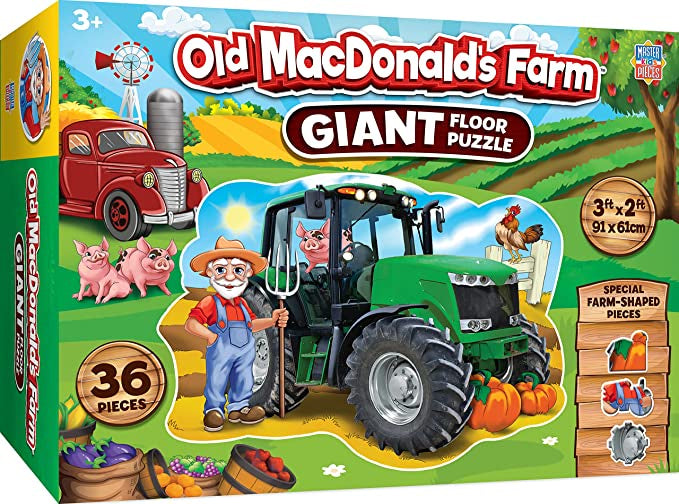 Old McDonald's Farm Giant Floor Puzzle 36pc