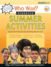 Load image into Gallery viewer, Who Was Workbook Summer Activities Grades 2-3