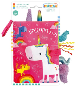 Sensory Snuggables Unicorn Fun Cloth Book