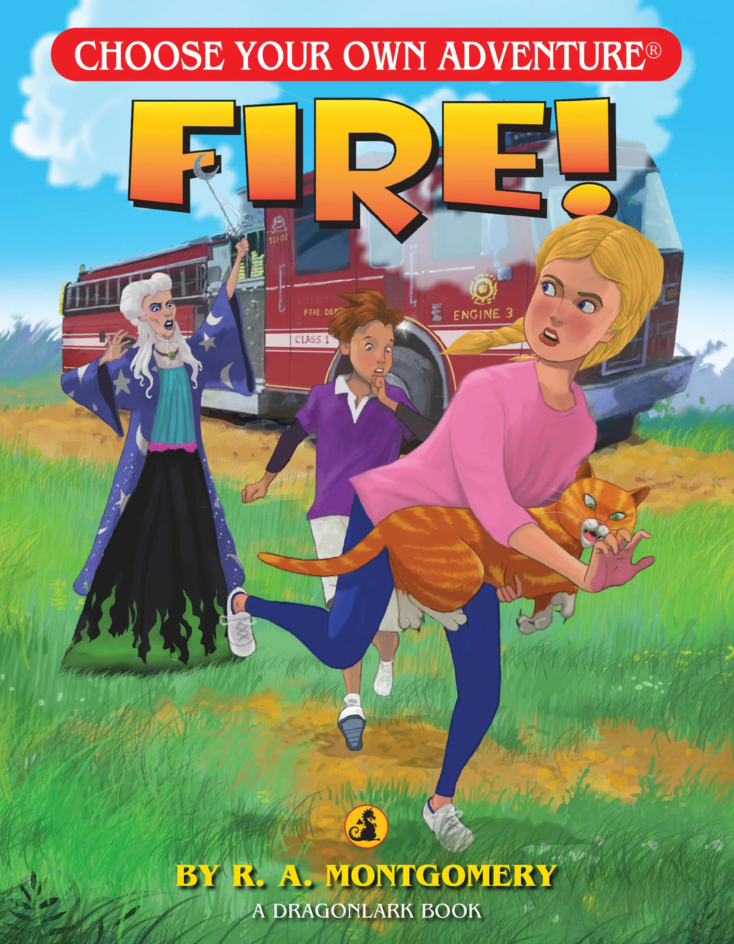 Dragonlark Choose Your Own Adventure Book-FIRE! #2