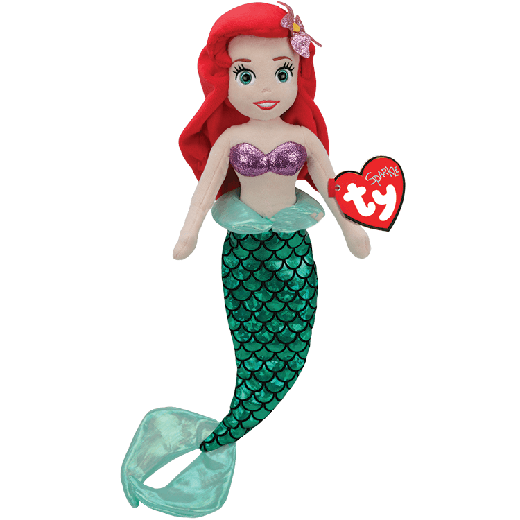 Ty Ariel Mermaid Disney Princess Plush