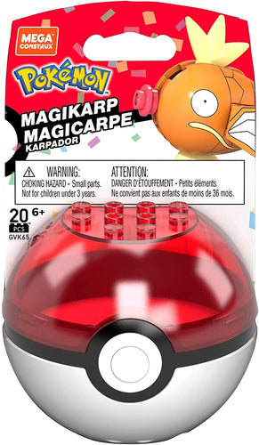 Mega Construx Pokemon Evergreen Poke Ball-Magicarp