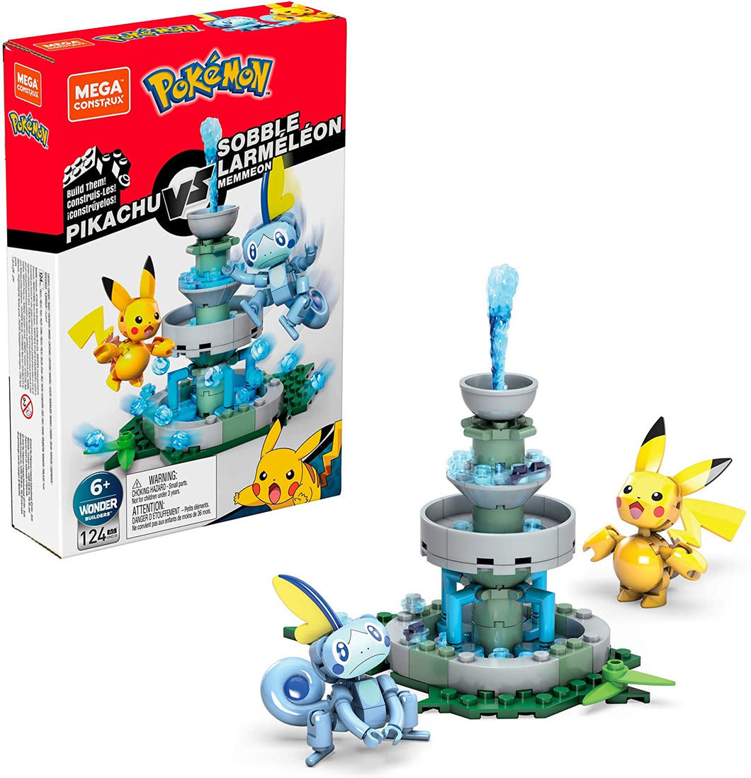 Mega Construct Pokemon Battle Assortment-Pikachu vs. Sobble