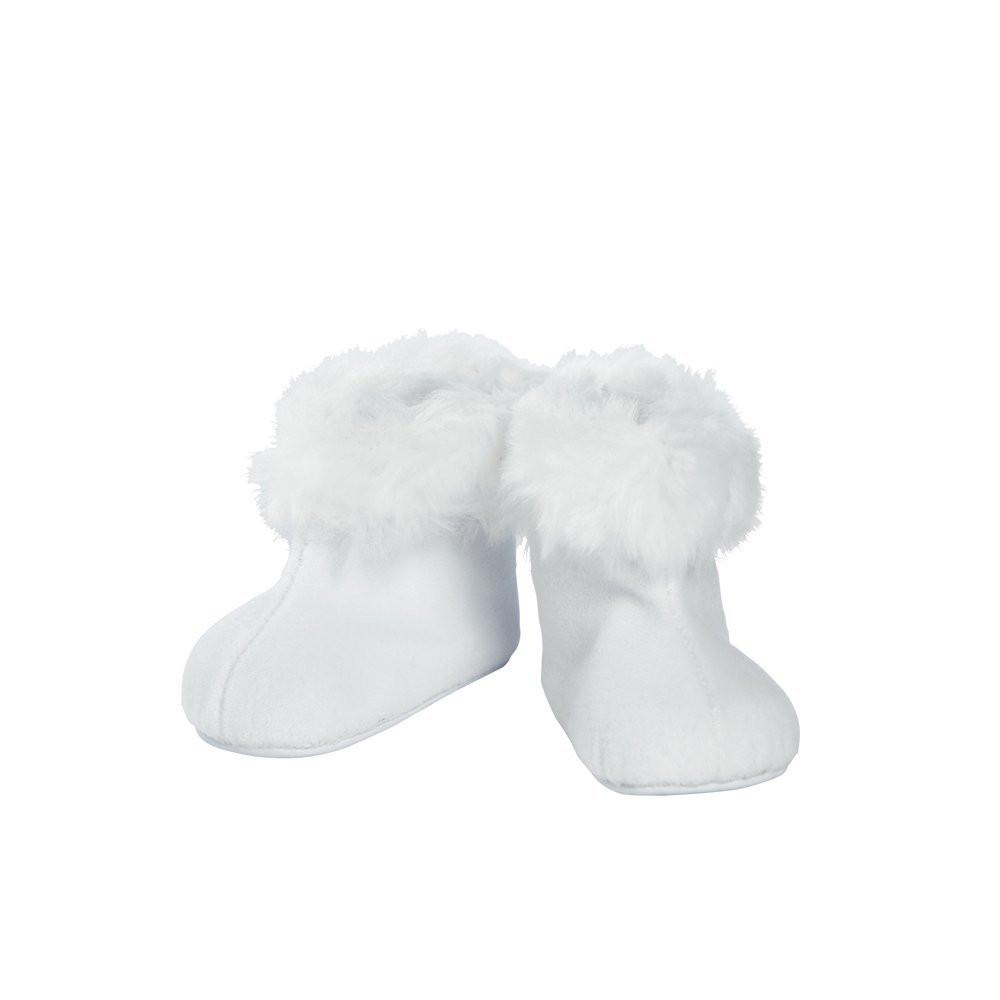 Adora Baby Doll Shoe White Fur Trim Boot