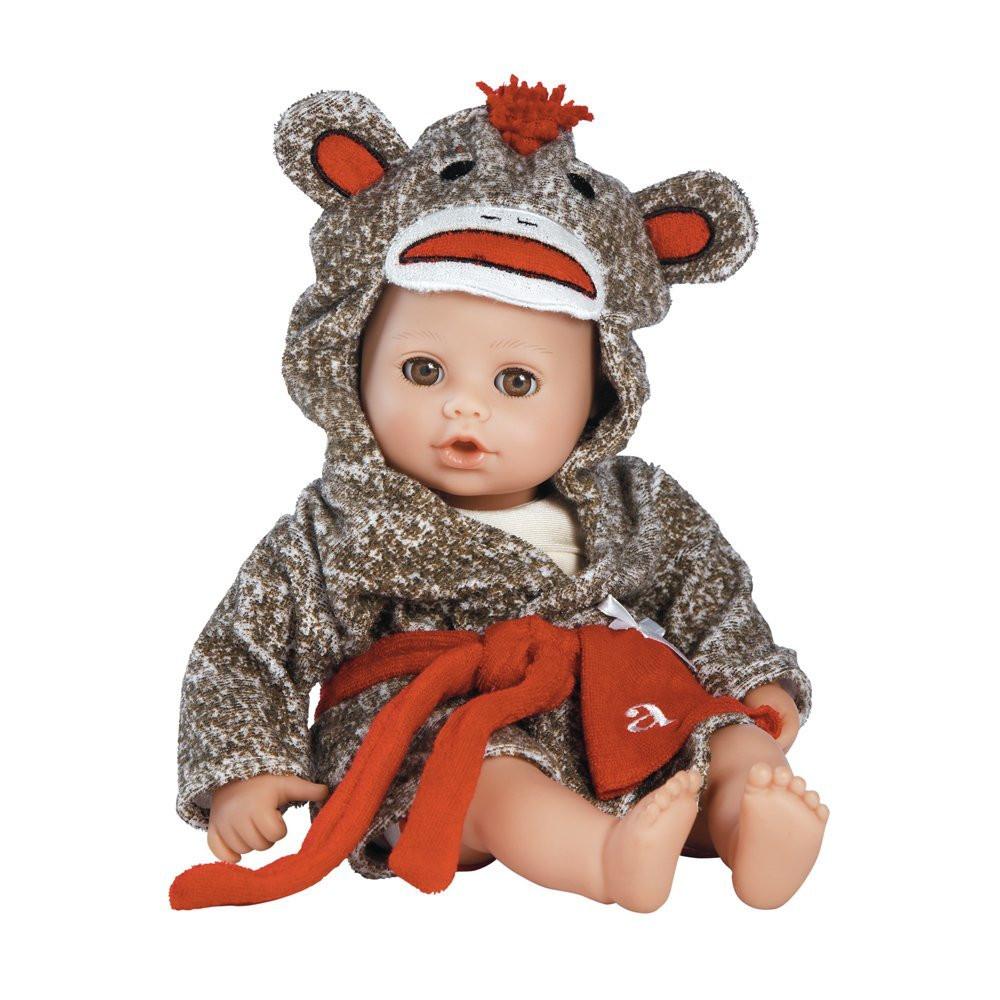 Adora Bath Time Baby- Sock Monkey