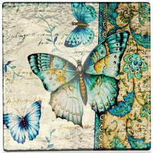 Load image into Gallery viewer, Angelstar Cozenza Collection Radiant Butterfly Coaster Set-4&quot;