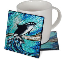 Load image into Gallery viewer, Angelstar Cozenza Collection Orca Whale Coaster Set-4&quot;