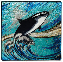 Load image into Gallery viewer, Angelstar Cozenza Collection Orca Whale Coaster Set-4&quot;