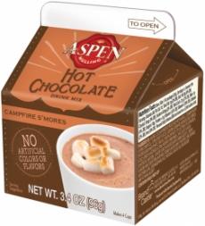 Aspen Campfire Smores Hot Chocolate Mix,3.5oz Carton
