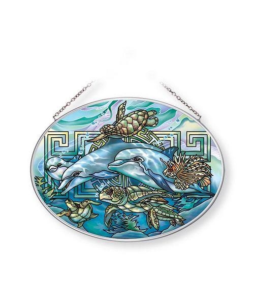 Jody Bergsma Sea Heaven on Earth Medium Oval Sun Catcher