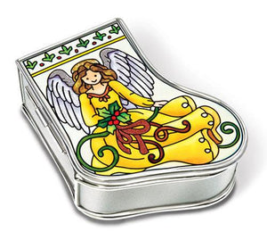 Christmas Petite Stocking Angel Box with ornament