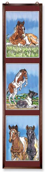 Wild Horses II Vertical Panel