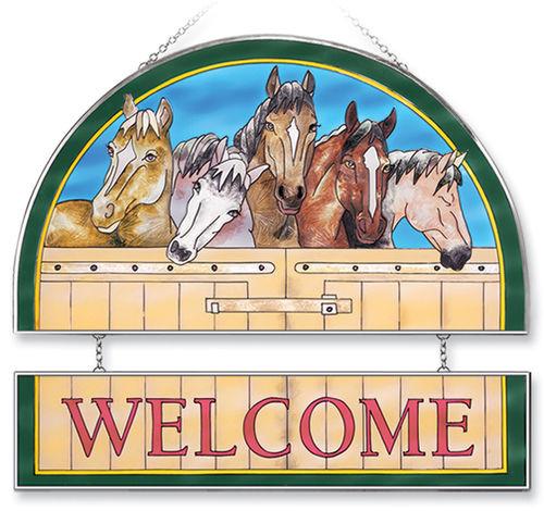 Horses Welcome Panel