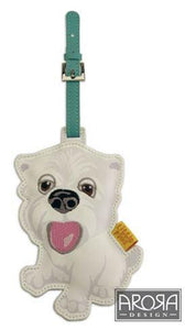 Arora Designs Little Paws Luggage Tags-West Highland White Terrier
