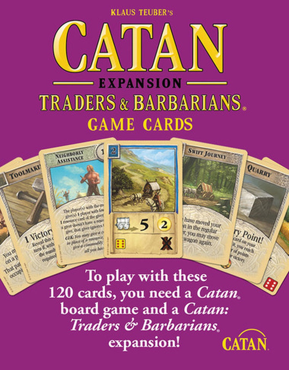 Catan Accessory: Traders and Barbarians Game Cards