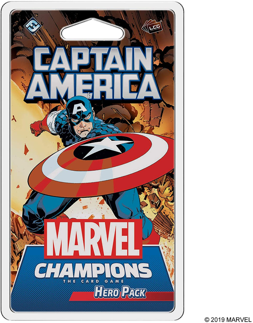 Marvel Champions Game Captain America Hero Booster Pack